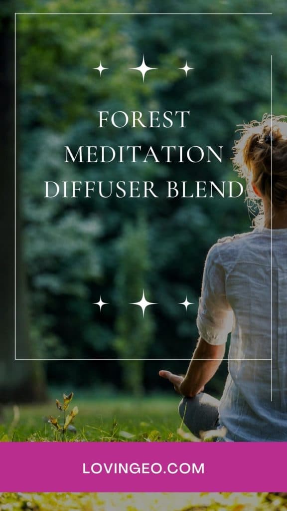 forest meditation diffuser blend